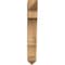 Ekena Millwork Balboa Arts & Crafts Rough Sawn Bracket, Western Red Cedar, 4"W x 16"D x 28"H BKT04X16X28BOA03RWR - alternate 2